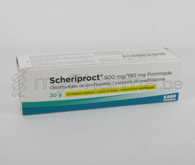 SCHERIPROCT 30 g zalf (geneesmiddel)