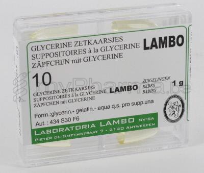 SUPP KEGELV BABY LAMBO 10 SUPP (geneesmiddel)