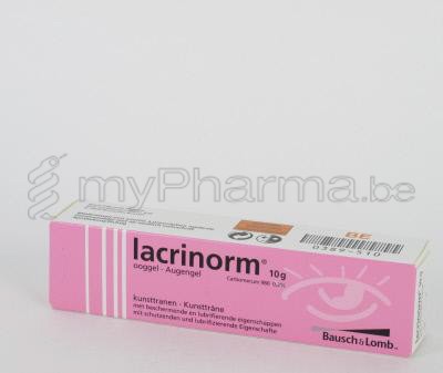 LACRINORM 0,2% 10 G OOGGEL (geneesmiddel)