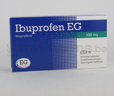 IBUPROFEN EG  600 MG  30 TABL (geneesmiddel)