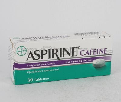 ASPIRINE CAFEINE 30 TABL                          (geneesmiddel)