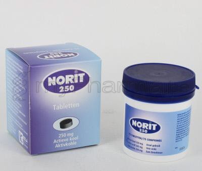 NORIT 250 MG 75 TABL  (geneesmiddel)