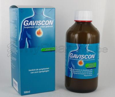 GAVISCON MUNT 500 ML DRINKBARE SUSPENSIE (geneesmiddel)