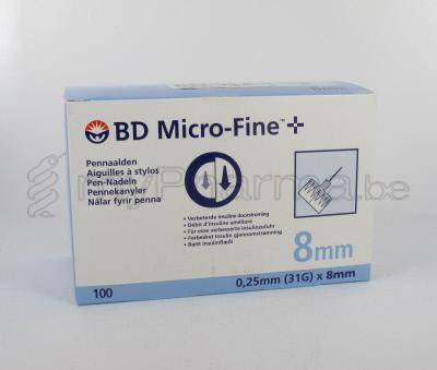 B-D PEN NLD MIC-F 31G 8MM 100 ST 320792 (medisch hulpmiddel)