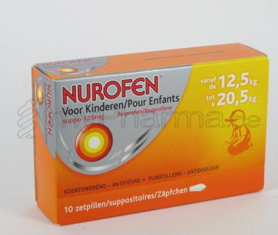 NUROFEN 125 MG  10 SUPPO (geneesmiddel)