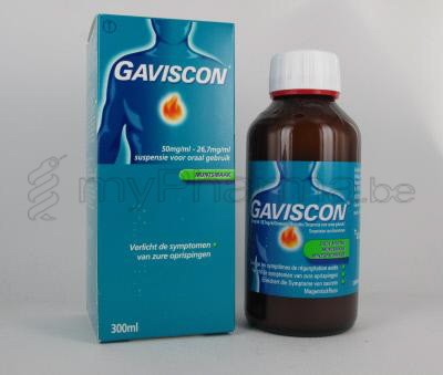GAVISCON MUNT 300 ML DRINKBARE SUSPENSIE (geneesmiddel)