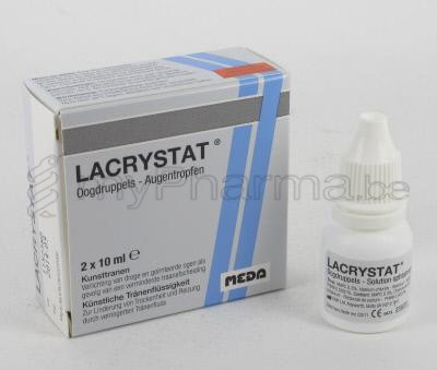 LACRYSTAT 2 X 10 ML OOGDRUPPELS                   (medisch hulpmiddel)